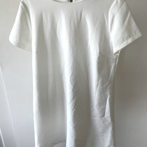 White Lulus A align Dress